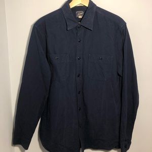 J Crew Medium Navy Work Shirt